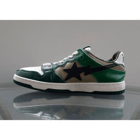 A Bathing Ape BAPE Sk8 Sta “ABC Camo Green” Men's Size 9 - Picture 7 of 9